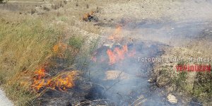 Lefkoşa-Girne anayolu üzerinde yangın…