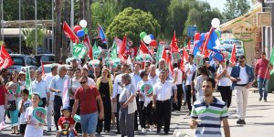 CTP'den Güzelyurt'ta coşkulu yürüyüş