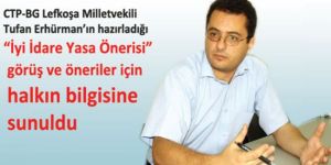 “İyi İdare Yasa Önerisi Resmi Gazetede