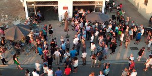 Derinya'da "Garaj"ın açılışı yapıldı