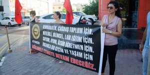 KTOEÖS'ten pankartlı eylem