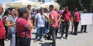 CAS çalışanlarının Başbakanlık önündeki eylemi sona erdi