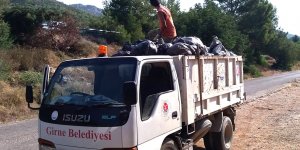 Boğaz Piknik Alanı’ndan 130 poşet çöp