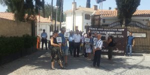 İki Toplumlu Barış İnsyatifi'nden Cumhurbaşkanlığı önünde eylem