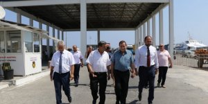 Denktaş Liman'da incelemelerde bulundu