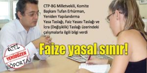 Faize yasal sınır!