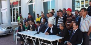 Çalışanlara para ve gıda yardımı yapıldı