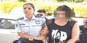 600 gr uyuşturucuyu  sutyeninde getirdi!