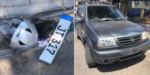 Motosiklet sürücüsü yaralandı