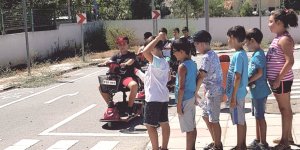 Trafik Eğitim Parkı’nda eğitimler sürüyor