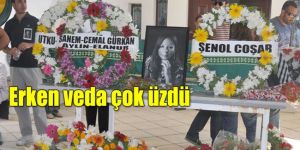 Elçin Coşar, gözyaşlarıyla uğurlandı