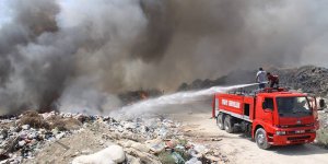 İskele Çöplüğü’ndeki yangın kontrol altında