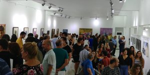 Genç sanatçıların eserleri sergilendi