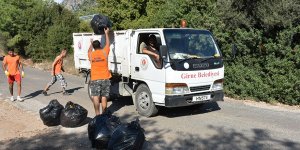 Boğaz piknik alanı temizlendi