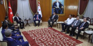 Erhürman, Silifke Ticaret ve Sanayi Odası'nı kabul etti