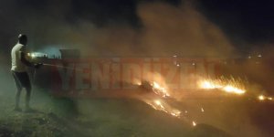 Dere yatağında yangın!