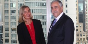 Akıncı, New York’ta Mogherini ile görüştü