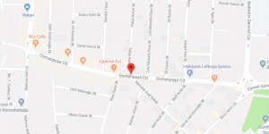 Lefkoşa Osman Paşa Caddesi'nde yol çalışması