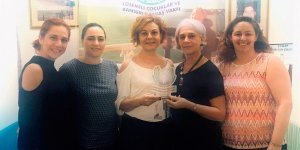 “İş’te Kadın” fotoğraf sergisinin geliri vakfa bağışlandı