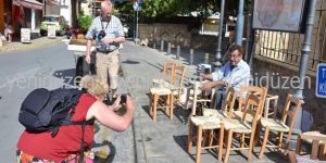 Turistlere zanaatkâr gösterisi