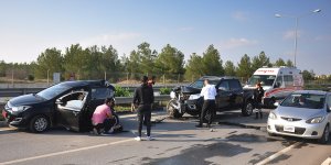 Duran araca çarptı: 1 yaralı