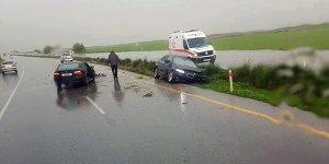 Mağusa – Lefkoşa Anayolu’nda korkutan kaza