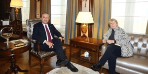 Çavuşoğlu ile Lute, Kıbrıs'ı görüştü