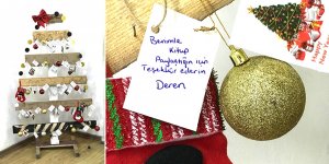 Yeni yıl ağacı çocuklar okusun diye süslendi