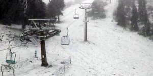 Trodos’a kar düştü