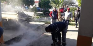 Serdarlı İlkokulu’nda tadilat çalışmaları başladı