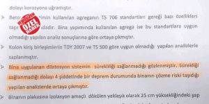 ‘4 büyüklüğünde bir depremle yıkılabilir’