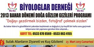 Biyologlar Derneği Halka Yönelik Doğa Gezilerine Devam Ediyor