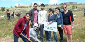 Doğaya yüzlerde fidan…