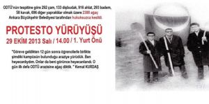 ÖDTÜ KKK ağaç katliamını protesto edecek