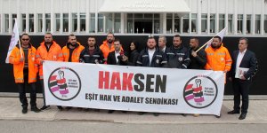 HAKSEN Başbakanlık önünde açıklama yaptı