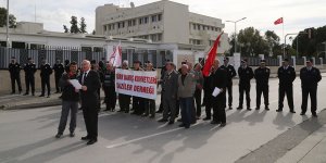  Türk Barış Kuvvetleri Gaziler Derneği'nden kınama eylemi