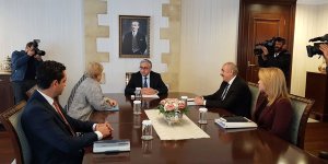 Akıncı ile Lute bir araya geldi