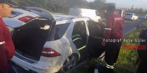 Trafik kazası korkuttu: 2 yaralı