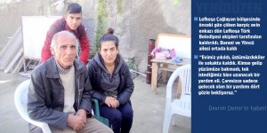 Kış günü evsiz kaldılar