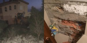 Tedbirsizlik sonucu meydana gelen kaza ucuz atlatıldı