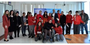 Yeşilyurt Özel Eğitim Merkezi Öğrencilerinden Harmancı’ya ziyaret