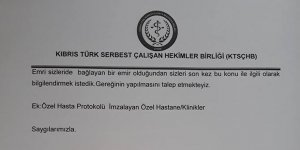 Serbest Çalışan Hekimler Birliği'nden dilekçeninn yeniden incelenmesi talebi