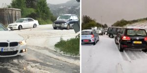 Trodos’a kar, Baf’a şiddetli dolu