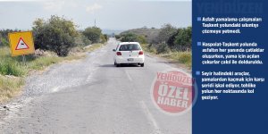 Taşkent yolu tehlike saçıyor