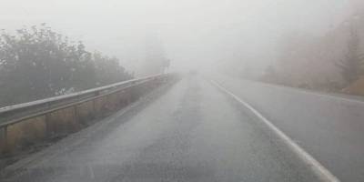 Dağyolu'nda sis, görüş mesafesi azaldı