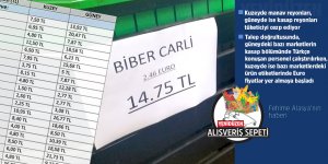 Kuzeydeki fiyatlara 'Euro' etiketi