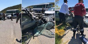 Mallıdağ yolunda korkunç kaza