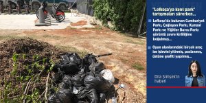 Lefkoşa'da parklar kirliliğe boğuldu