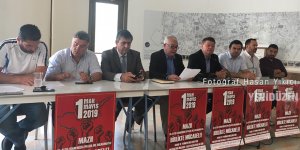 Ara bölgede ortak 1 Mayıs açıklaması