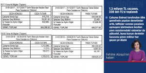 1.3 milyon TL cezanın, 338 bin TL’si toplandı